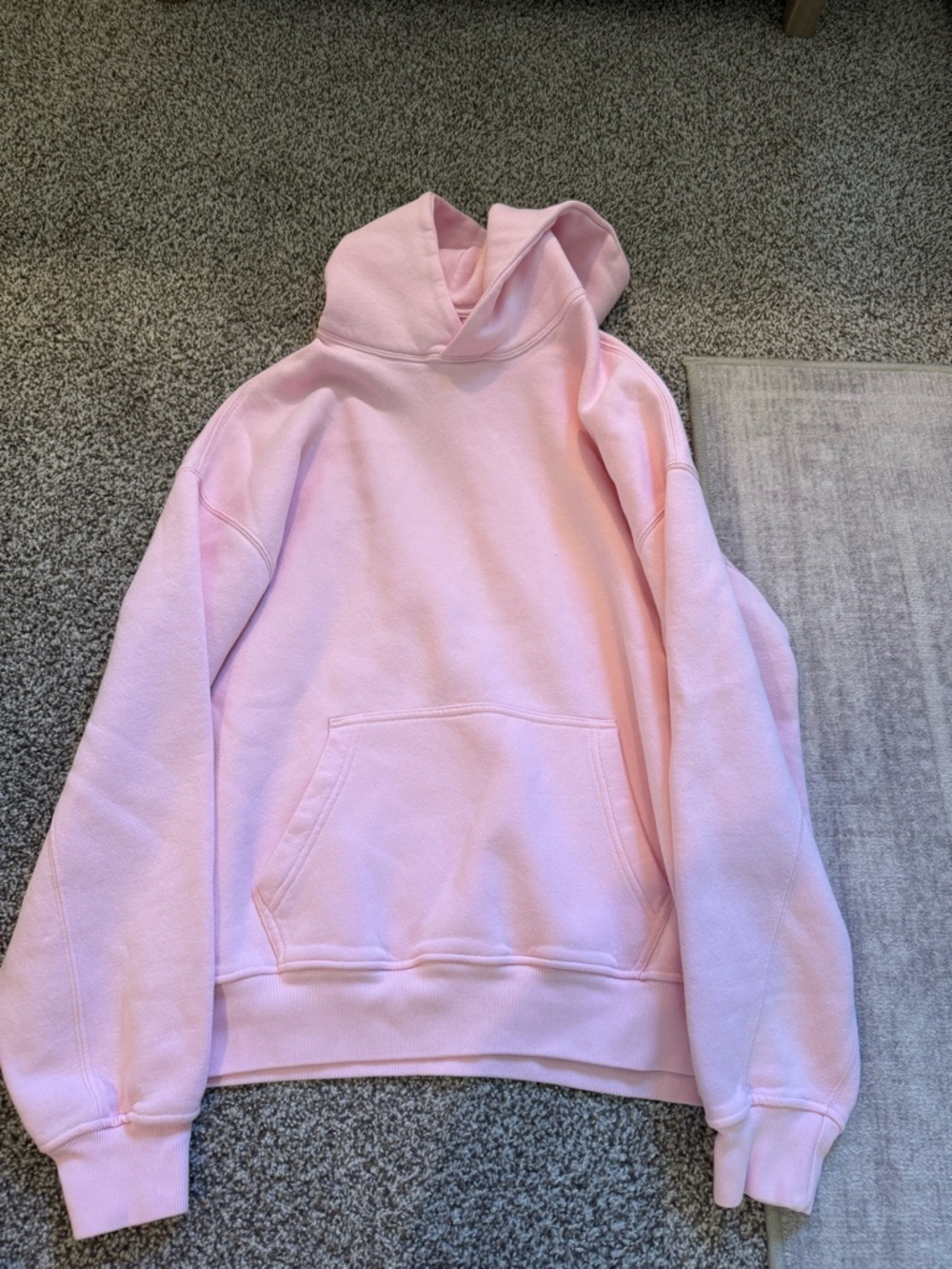 Abercrombie & Fitch Pastel Pink Hoodie Sweatshirt